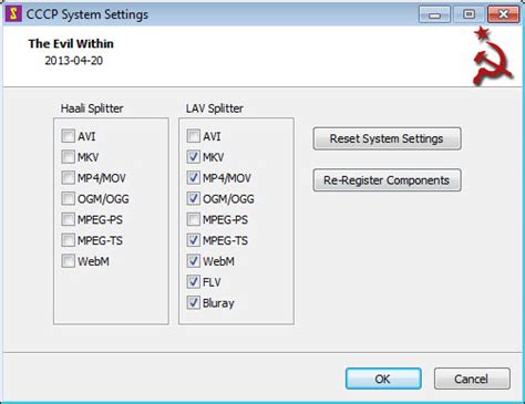 The combined community codec pack, more commonly referred to by its acronym cccp, is a collected archive of codecs (video compression filters) packed for microsoft windows, designed originally for the playback of anime fansubs. CCCP 18/10/2015 Free Download for Windows 10, 8 and 7 ...