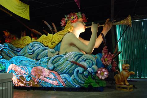 Mardi gras beads, no lights. Parade float, Mardi Gras World, New Orleans, USA | Paul ...