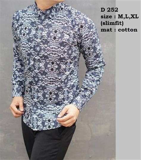 Harga baju voli printing desain batik sablon nama nomer punggung. Desain Baju Batik Pria Modern Lengan Panjang - Inspirasi ...