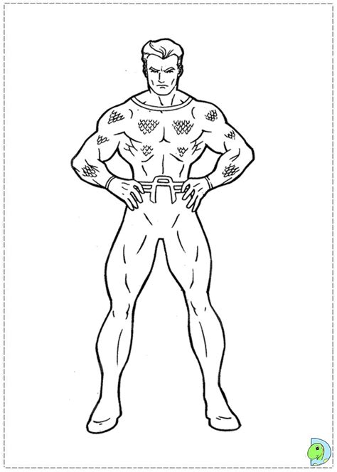 We've got aquaman coloring pages for all ages. Aquaman Coloring page- DinoKids.org