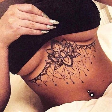 It tends to be a softer area where curvy, organic shapes make sense. Underboob Tattoo - Best Tattoo Ideas