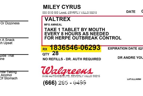Printable Prescription Labels - Printable Fun Prescription ...