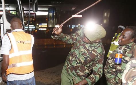 Or is the curfew enforced in the cities and. I am sorry the police are beating you over curfew, Uhuru ...