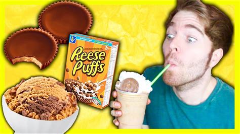 The whipped cream on top is optional, but really why. GIANT REESES MILKSHAKE! - YouTube