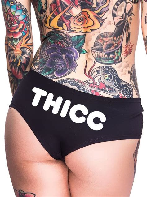 Big booty ebony gets fucked. Women's "THICC" Booty Shorts by Cartel Ink (Black) | Inked ...