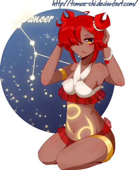 Leo rules the zodiac's fifth house of in truth, capricorn just internalizes his feelings, then falls into depressions or flogs himself mercilessly. zodiac_cancer_by_tomoe_chi-d54g4f5.png (805×991) | Cancer ...