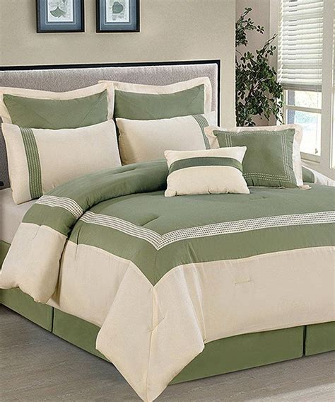 Sage green comforter sets are one of the best thing that ever happen into the bedroom. Look at this Sage Green | Home, Comforter sets, Green bedding