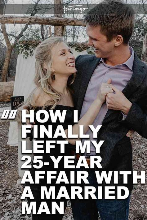 No matter how you got stuck in the extramarital affair, the best thing you can do is to end the relationship with. How I Finally Left My 25-Year Affair With A Married Man ...