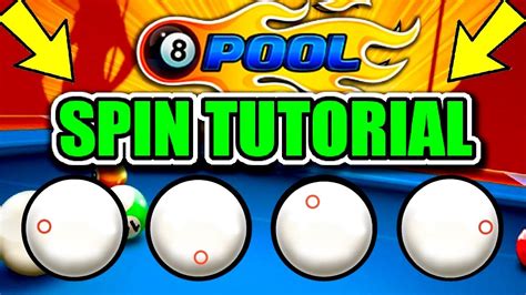 Check out these game screenshots. 8 Ball Pool - Spin Tutorial | How to Control Spin in 8 ...