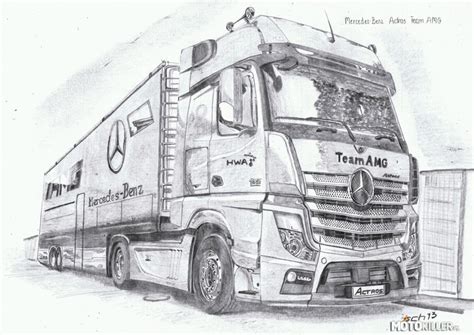 64 einzigartig ausmalbilder lkw mercedes ausmalbilder lkw. Lady MB Actros AMG Team