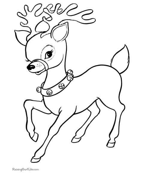 Free printable christmas coloring pages. Cute Printable Reindeer Christmas coloring pages!