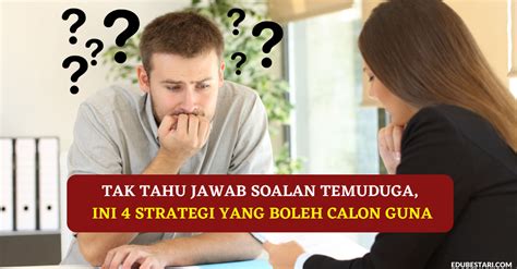 Dalam proses ini, majikan berharap untuk menentukan samaada pemohon sesuai atau tidak dengan peranan tersebut. Tak Tahu Jawab Soalan Temuduga, Ini 4 Strategi Yang Boleh ...