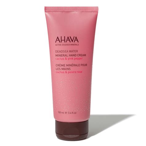 Ahava moisturizing hand & nail treatment creams. CACTUS & PINK PEPPER HAND CREAM 100ML • AHAVA CY®