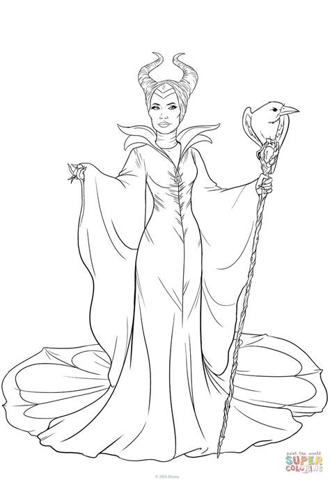 One hundred and one dalmatians is a 1961 american animated adventure comedy film produced by walt disney productions and based on the 1956 novel the hundred and one dalmatians by dodie smith. Maleficent coloring page | Free Printable Coloring Pages ...