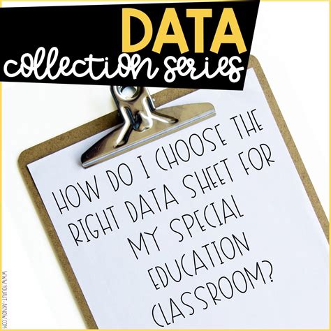 Data Collection Series: Choosing the right data sheets | Data sheets, Data collection, Special ...