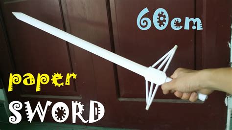 How to make a kunai out of paper? How to make a Paper Sword 60cm | Creative toy - YouTube