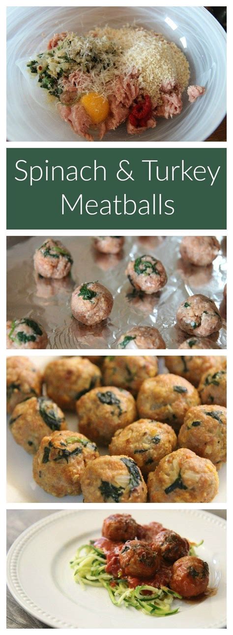While meatball purists might declare blasphemy, turkey meatballs are actually my favorite meatballs. Spinach and Turkey Meatballs | Recipe | Turkey meatballs ...