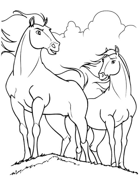 Horse racing equestrian label vector. Spirit Riding Free Coloring Pages - Best Coloring Pages ...