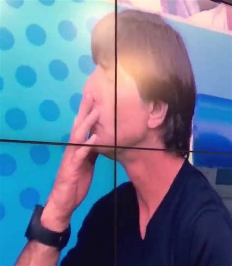 Is he smelling last night? Euro 2016: Joachim Löw spotted sniffing armpits in ANOTHER ...