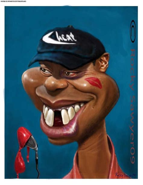 @th3movingpencil follow me on instagram: Tiger Woods | Funny caricatures, Caricature, Celebrity ...