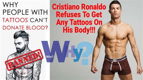 You can give blood if you: Why People With Tattoos Can't Donate Blood | Why Cristiano ...