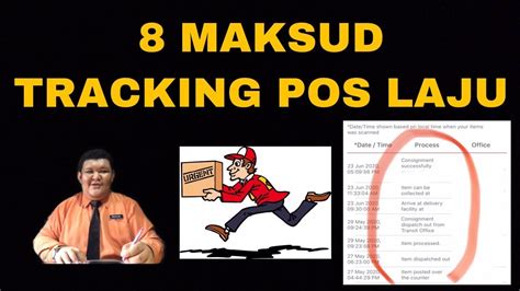 Usually it is issued immediately after sending your. 8 MAKSUD STATUS TRACKING POS LAJU | KONGSI CARA KITA - YouTube