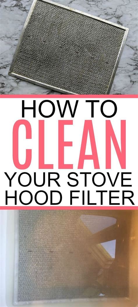 This is using everyday kitchen household it. How To Clean Your Stove Hood Filter | Stove hoods ...