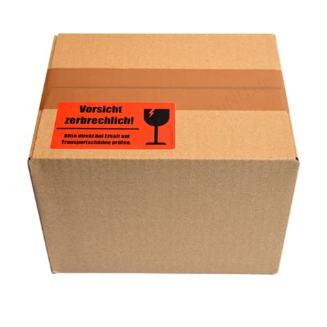 Sie verschicken ein paket mit einem inhalt der z.b. Paketaufdruck Zerbrechlich : Versand Etiketten Lq Und Un ...