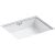 17 the 2330 lavatory can be turned to have the overflow located in the front of the sink. Kohler K-2330-0 White Kathryn 17" Undermount Bathroom Sink ...