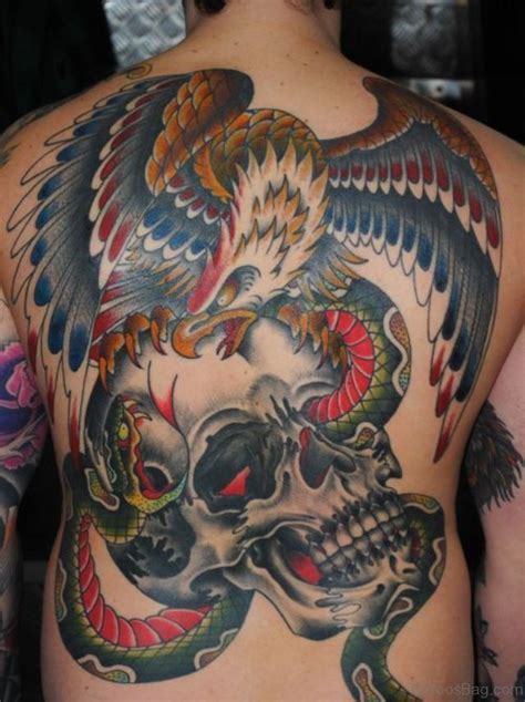 We look at the rose as a symbol of adoration and grace, whilst the skull is wrapped in the cycle of life and death. Skull And Snake Tattoo | Tattoos, Eagle chest tattoo ...