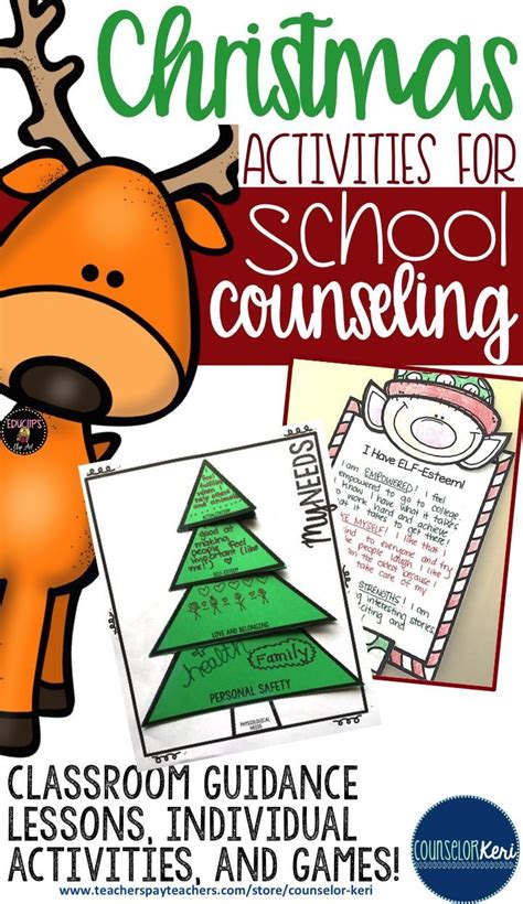 Holiday activities for kids can be fun, simple, and educational, and will keep the little ones busy and excited! Christmas activities for elementary school counseling ...