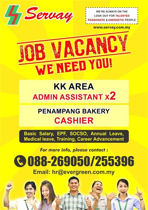 ~ when you help someone. Kerja Kosong Sabah 2018 | Admin Assistant, Cashier ...