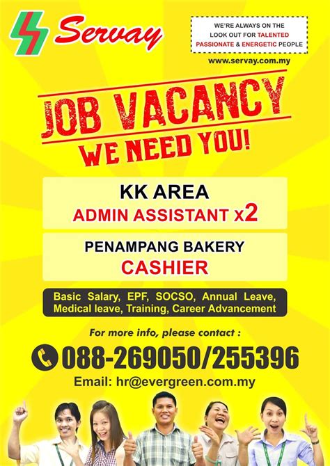 Sekiranya anda merasakan laman kerja ini banyak membantu dan memberikan manfaat kepada semua, mohon supaya anda like dan share kami pada button di bawah. Kerja Kosong Sabah 2018 | Admin Assistant, Cashier ...