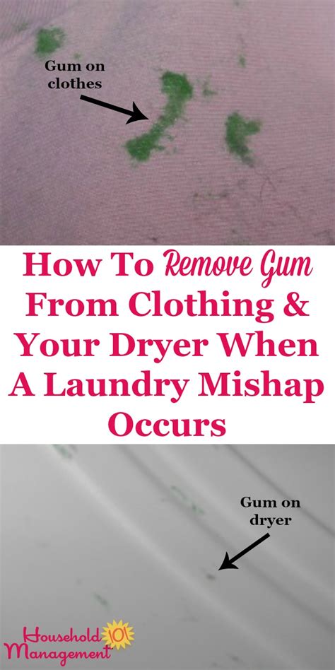 This tip for removing gum might seem counterintuitive, but you can actually use gum to. How do you get gum out of a clothes dryer ...