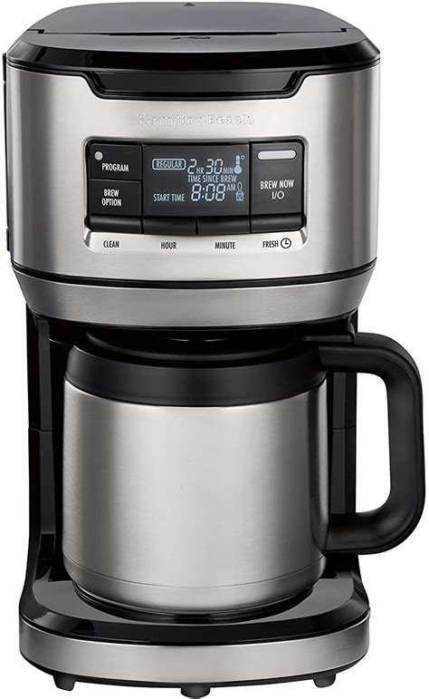 Coffee makers are part of a morning ritual, the first touchpoint to help you greet the day. Hamilton Beach Programmable Front-Fill Coffee Maker with ...