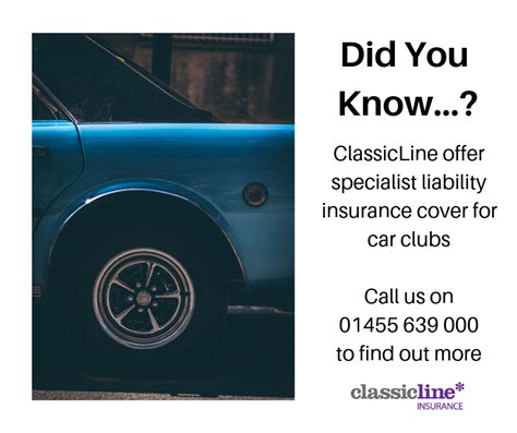 Did you know, ClassicLine offer specialist liability ...