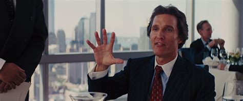 Mcconaughey did as much research and backstory on mark hanna as he would if he was what most wolf of wall street fans remember about that scene is mcconaughey pounding his chest and leading dicaprio in a hum. Matthew McConaughey így emlékszik vissza A Wall Street ...