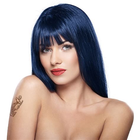 These dyes are spiked with ammonia, which, when combined with hydrogen peroxide, penetrate deep into the cortex of your hair, says slattery. Stargazer Blue Black Semi Permanent Hair Dye 70ml ...