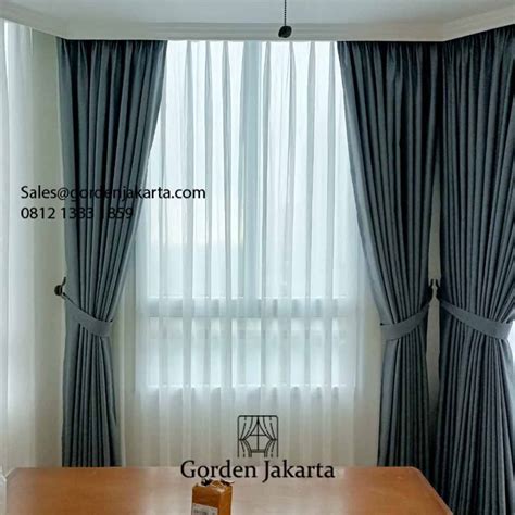 Selain manfaat utamanya untuk meminimalkan dampak sinar matahari yang sangat terik ataupun sebagai alat buat menjaga privasi. Harga Gorden Murah Terra B1 bluish grey Apartemen Permata ...