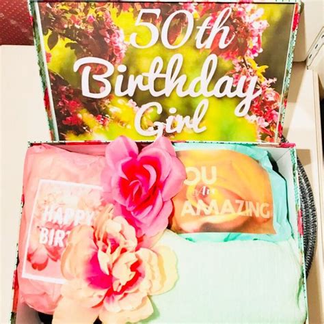 Gifts for mom 50th birthday india. Happy 50th Birthday YouAreBeautifulBox. 50th Birthday Girl ...