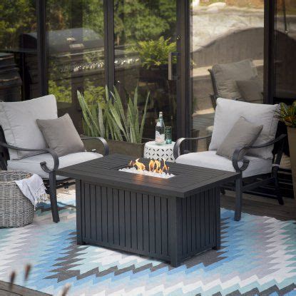 Search all products, brands and retailers of deck chairs with armrests: Endless Summer Aaron Slate LP Fire Table | Fire table ...