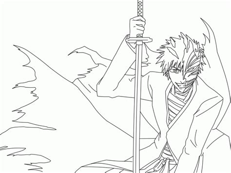 Happy birthday to my first favourite main character from a anime show: Ichigo Coloring Pages - Coloring Home