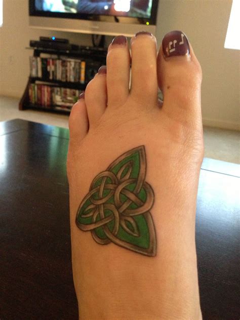 See more ideas about food tattoos, tattoos, tattoos and piercings. Cool Celtic Foot Tattoo by Mee from Tattoos by Mee in ...