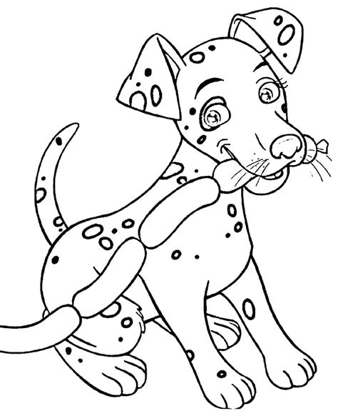 Insist on using crayons over watercolor. Dalmatian Coloring Pages to download and print for free