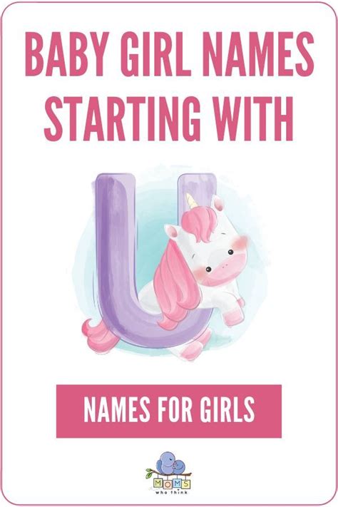 Including comments and the meaning of the name. Baby Girl Names That Start With U | Baby girl names, S ...