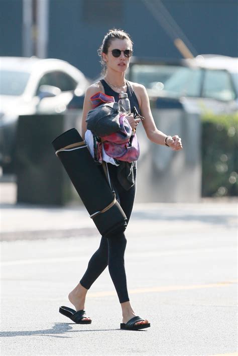 Check spelling or type a new query. Alessandra Ambrosio After a Morning Yoga Class in Santa ...