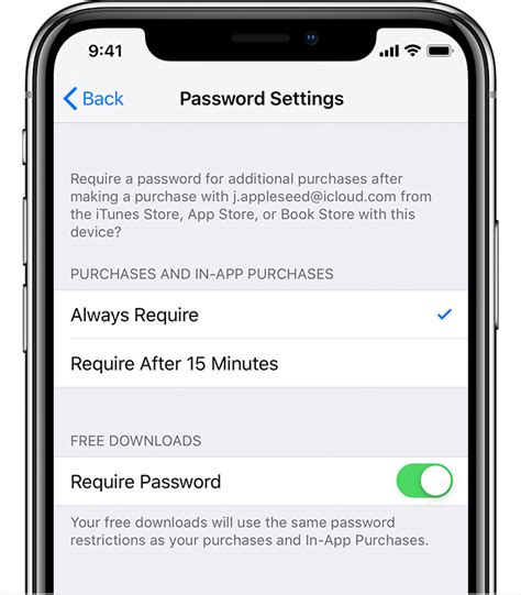 Open settings of your iphone, then. Manage your iTunes Store and App Store password ...