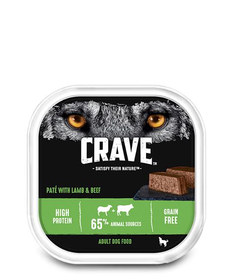 You will find around 40 different varieties of pet foods on our website. Lamb & Beef Pâté | Wet Dog Food | CRAVE™ Pet Food UK