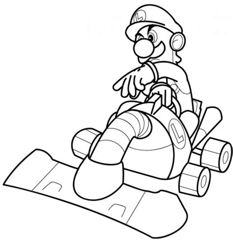 Insist on using crayons over watercolor, as the latter may be difficult to handle. Free Printable Luigi Coloring Pages For Kids