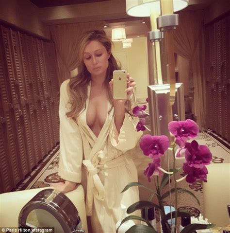 Paris hilton thats hot26694 gifs. Paris Hilton showcases cleavage in sexy spa selfie after ...